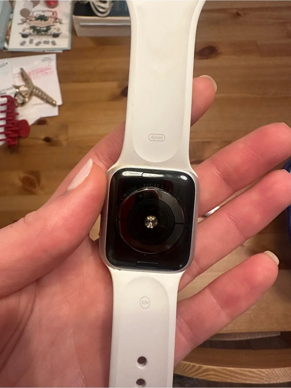 Apple watch shown